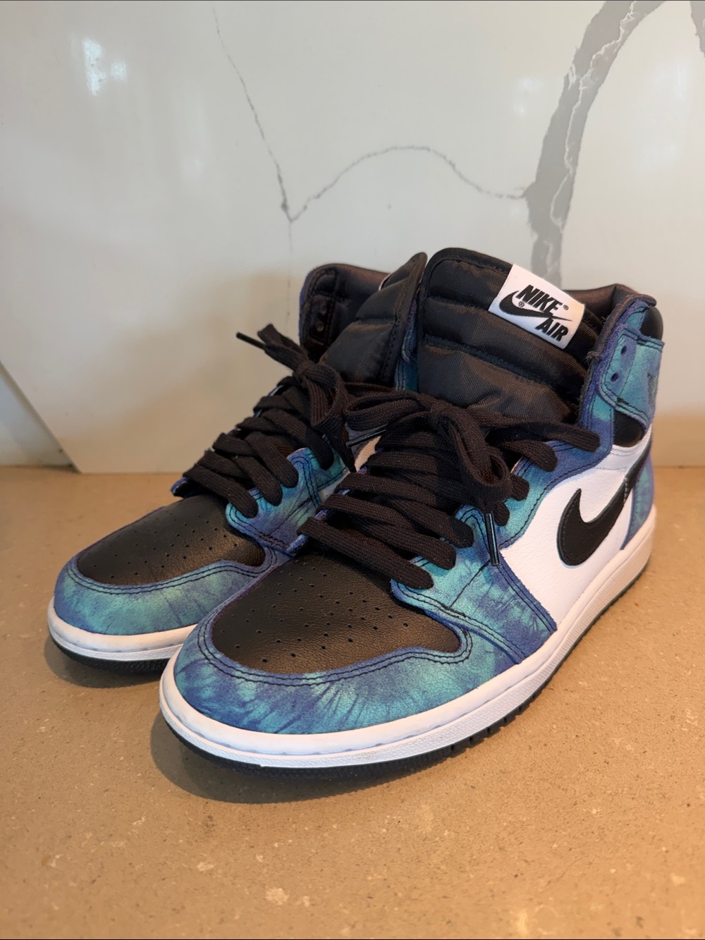 Nike Women’s Air Jordan 1 High OG Tie Dye Size 9.5 CD0461-100